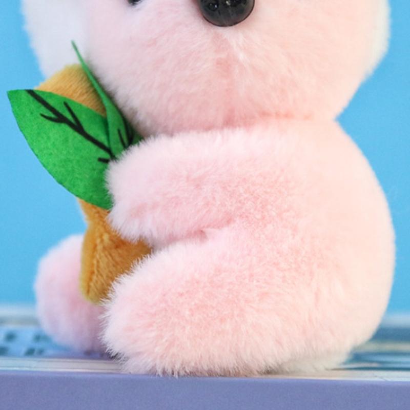 1Pcs Creative Plush Toy Koala Keychain Cute Cartoon Plush Koala Fun Keychain Girl Women'S Backpack Decoration