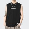 Новая летняя майка без рукавов с английским алфавитом из чистого хлопка в американском спортивном стиле для мужчин