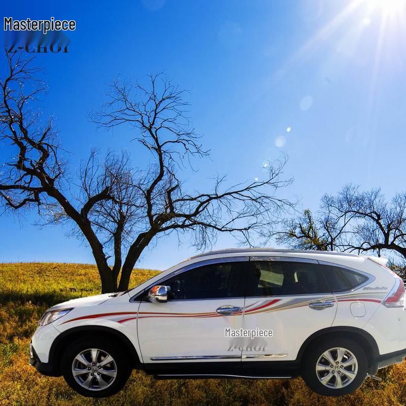 07-20 CRV Наклейки с полосами цвета кузова: Индивидуальные наклейки для наружного оформления
