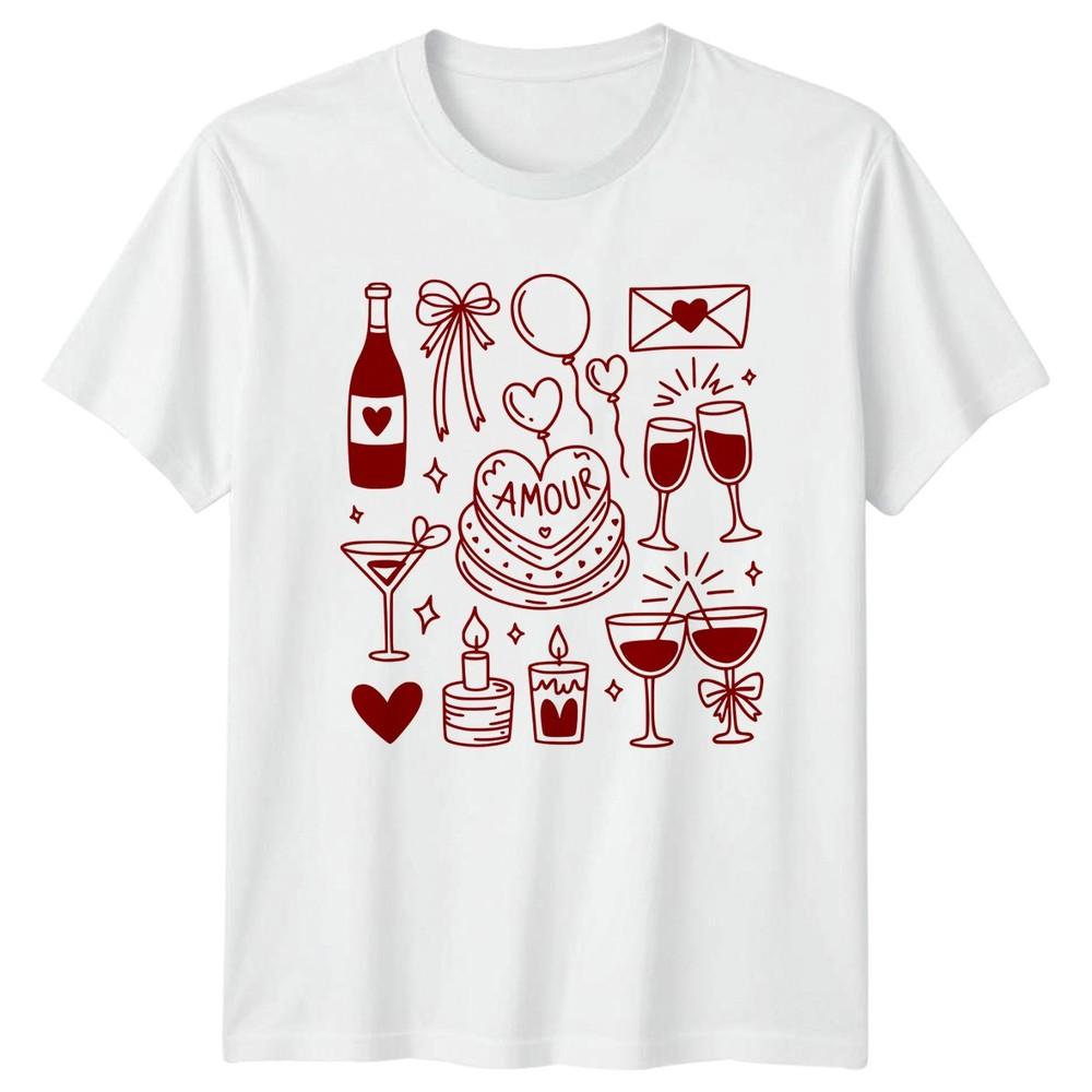 Amour RoUnisexce Celebration Valentines Day Love TShirt Anniversary Party
