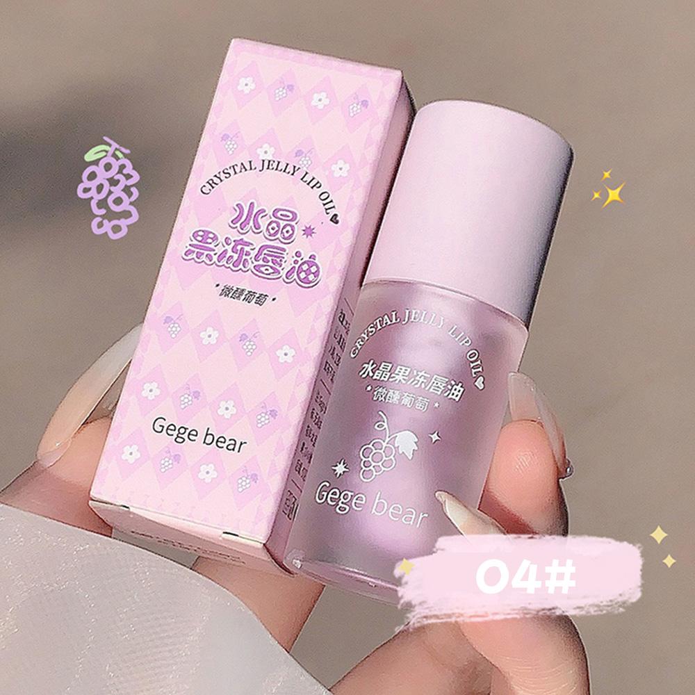 Gege Bear Crystal Jelly Fruit Lip Oil Peach Vinage Avacado Увлажняющий Питательный И Осветляющий Линия для Губ
