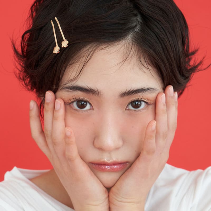 geegee [2SET] petit flower hair pin - 2color