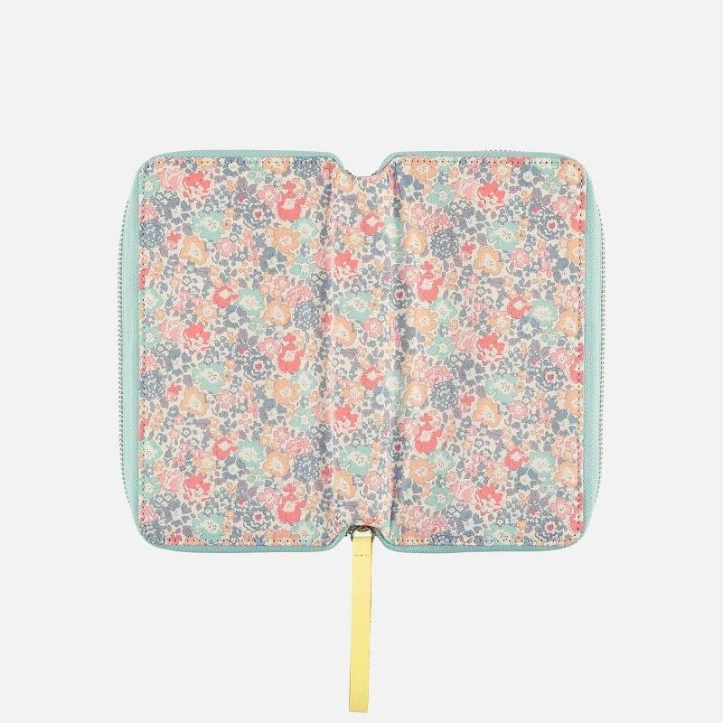 Hobonichi Techo Ткани Liberty Мишель Уикс Обложка с молнией MEGA Япония