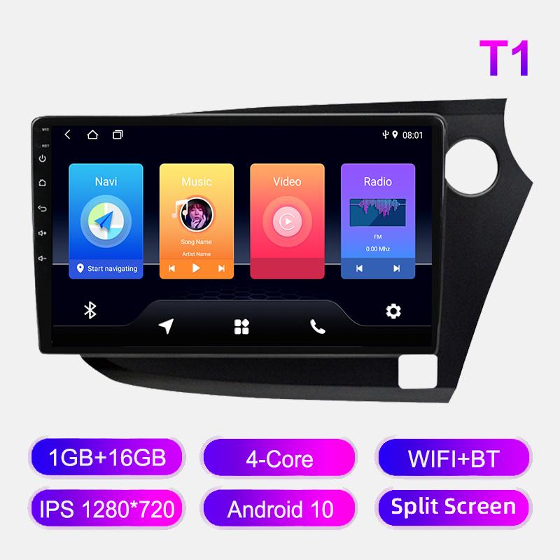 Android Car Radio For Honda Insight 2009-2014 Multimedia Player Head Unit Stereo GPS Navigation BT WIFI 1+16GB