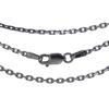 Ibushi Azuki Цепочка Длина Ширина Темное серебро 925 Цепочка Цепочка Цепочка только [Shinjuku Ginnokura] 4-сторонняя 40-60 см (50см) приблизительно. 1,9 мм