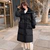Женское зимнее пальто средней длины нового стиля в корейском стиле, свободного кроя, утолщенное, студенческое хлопковое пальто, хлопковая куртка