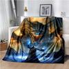 3D Printing Dragon Pattern Blanket Sheet Sofa Cover Office Hiking Watch TV Warm Blanket Picnic Blanket Bedroom Blanket