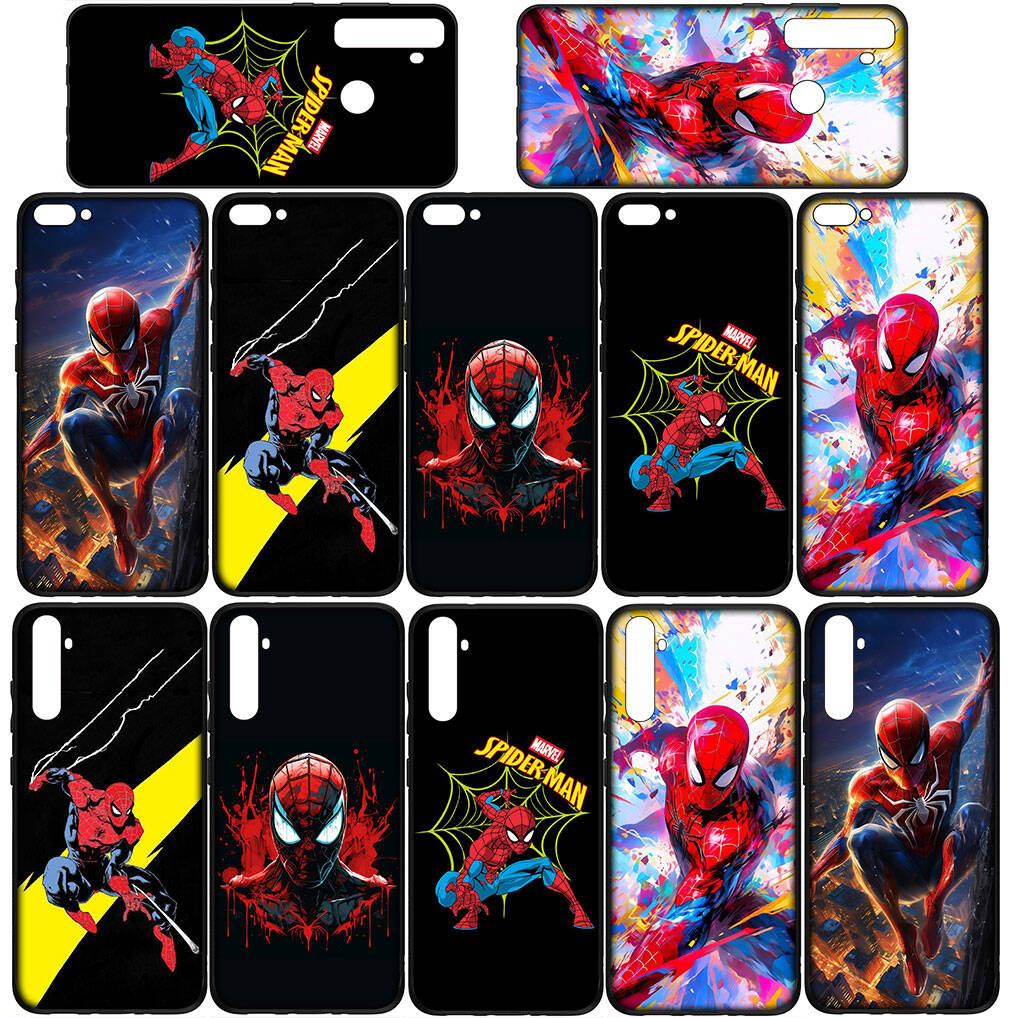 Для iPhone 17 16 15 Xiaomi Poco F7 F8 X7 X6 C85 C75 M8 Redmi Note 14 13 12 11 Pro Max 14C 13C 15C A3 A4 Чехол Постер Человек-Паук Марвел Человек-Паук Обложка