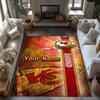 Kansas City Football Personalized Name Carpet Perfect For Outdoor Dormitory Study Room Dining Room Antislip Rug Office Home Decor
