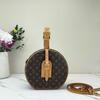 [Б/У] Маленькая Шляпная Коробка Monogram Canvas Кожаная Сумка на Плечо Средняя - Отличное Состояние #2Q0ZZQ