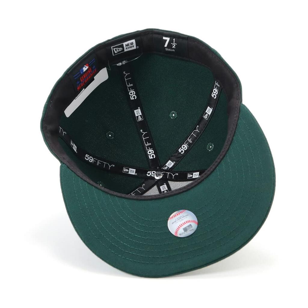 New Era Кепка MLB New York Yankees NY Темно-зеленая Размер 7 5950 NEYYAN DK GRN SWHT 25J, Зеленый, 1/8,