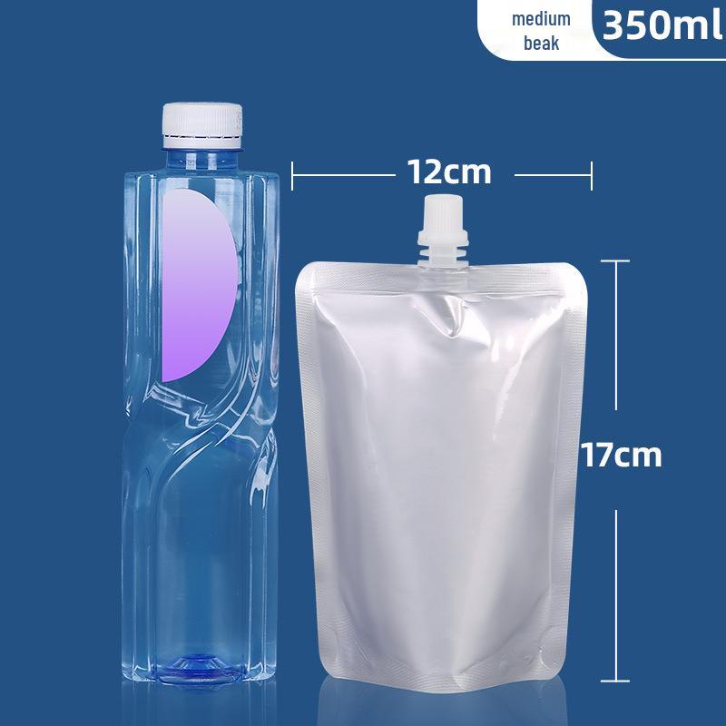 Пакет с носиком из алюминиевой фольги для жидкостей: Пакет дой-пак для супа, соевого молока и соусов