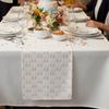 Rabbit Pattern Easter Table Runner Fashion Soft Nordic Table Flag Thickened Tablecloth Celebration