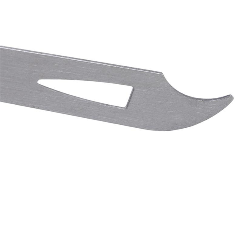 Профессиональные двусторонние маникюрные инструменты из нержавеющей стали, скраб для дизайна ногтей, инструменты для полировки ногтей