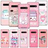 Чехол для телефона Kawaii Japanese Strawberry Milk Box для Samsung Galaxy S20 FE S10 Plus S21 S22 Ultra S10E S9 S8 S7 Edge J4 + Fundas