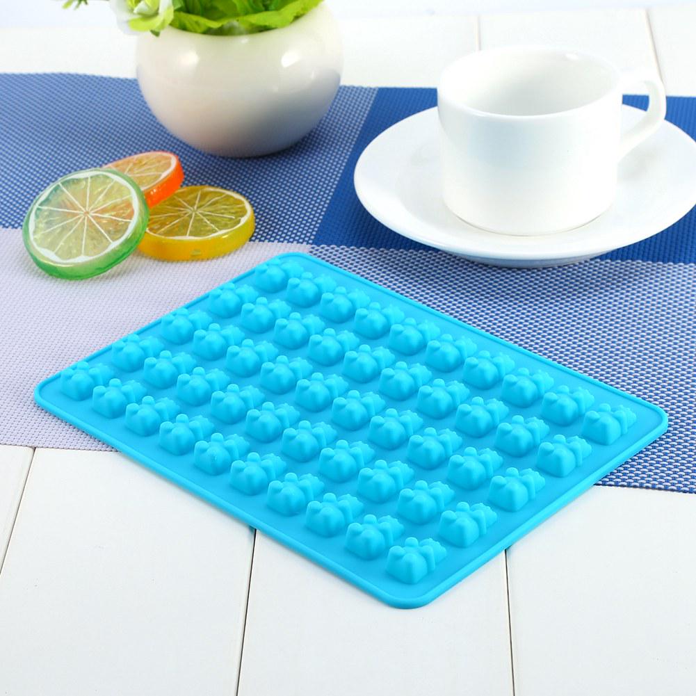 50 Gummy Maker Cavity Bear Mold Novelty Silicone Chocolate Candy Ice New Tray XL