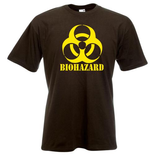 Футболка Biohazard Эмо Геймер Крутая Рок Музыка Зомби Апокалипсис Армагеддон
