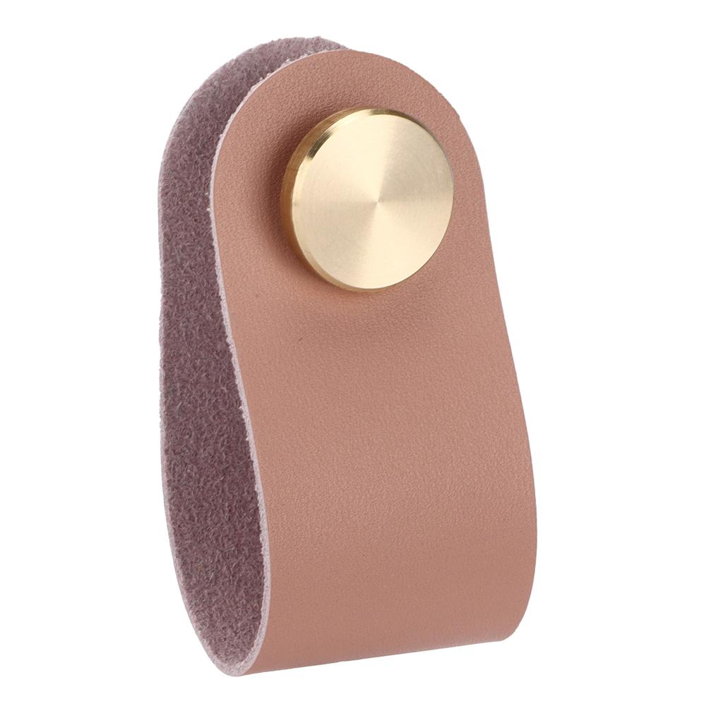 Ручка для шкафа Nordic Luxury Grain Leather Brass Ящик для шкафа Декор для двери гардероба 