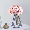 Подставка для цветов Элегантная полая металлическая ваза для цветов Подставка для свадеб Центральное украшение офиса Домашнее украшение