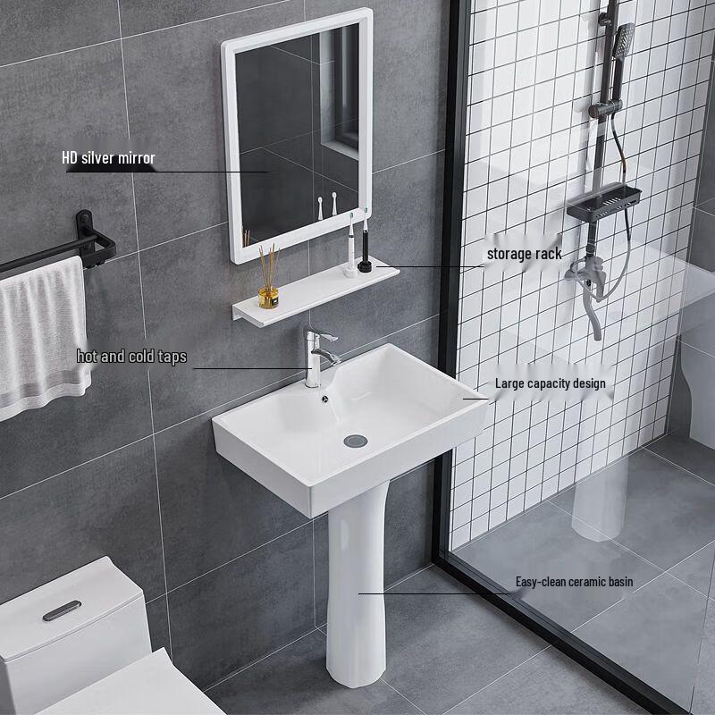Benxinnong Pedestal Bathroom Washbasin