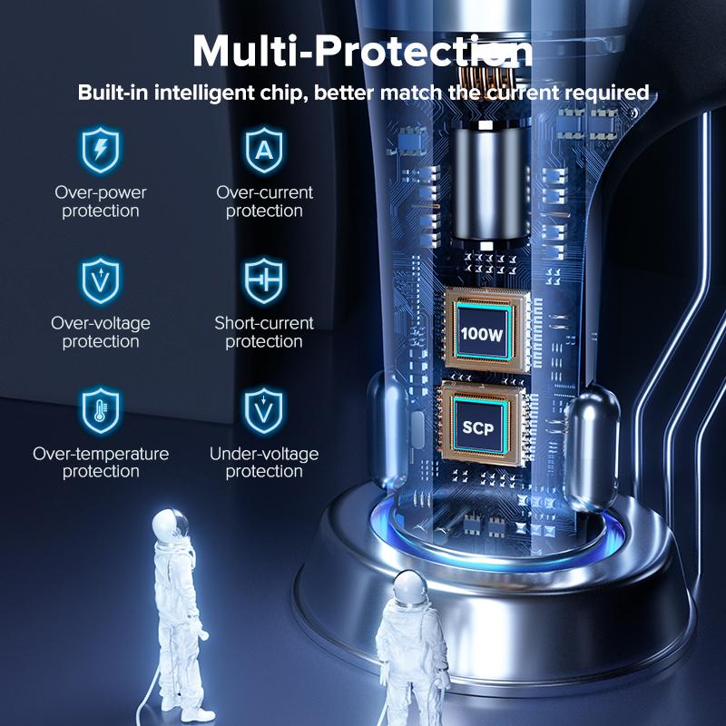 QOOVI Автомобильное зарядное устройство 150 Вт, USB Type C, сверхбыстрая зарядка PD 4,0, быстрая зарядка 3,0, разъем прикуривателя для iPhone Xiaomi Samsung