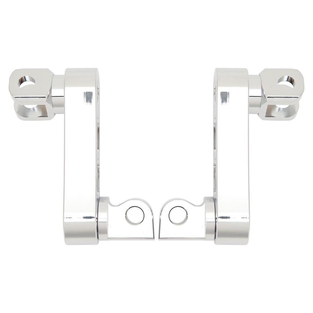 Motorcycle Foot Peg Highway Bracket 360 Degrees  Adjustable Rugged Foot Peg Extension Bracket for Touring Electroplated