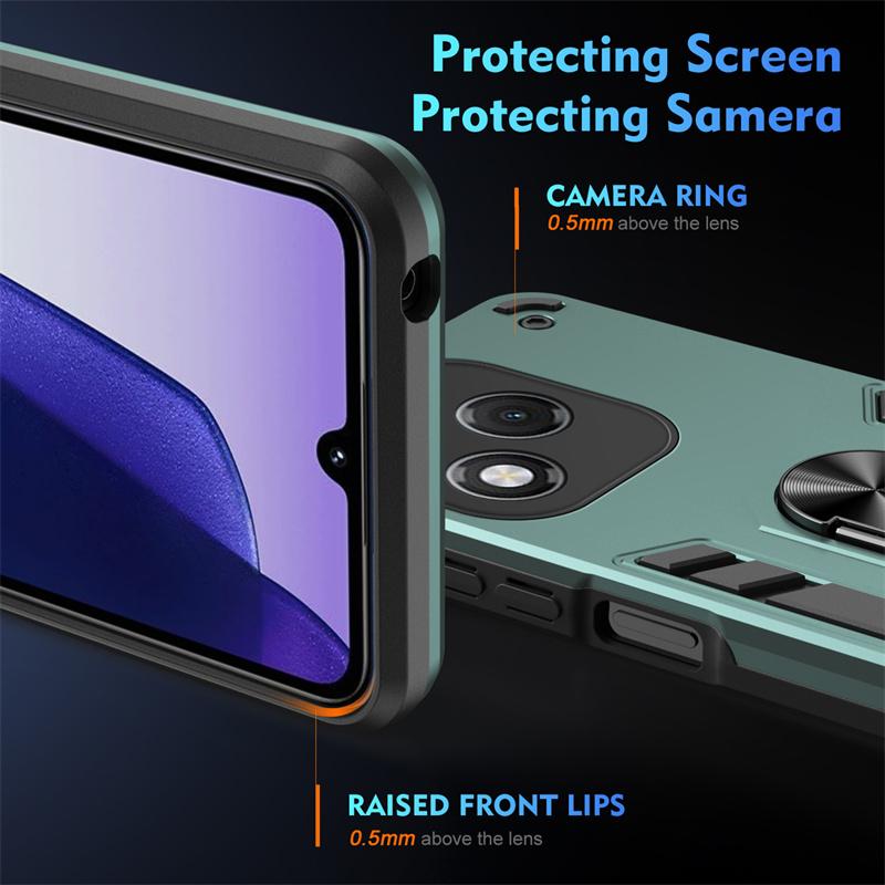 Защитный чехол Armor Funda для Honor 400 Lite Honor600 Pro Чехол Задняя крышка с защитой объектива камеры для Honor 400 Pro 5G Магнитное кольцо-подставка Защитный Coque
