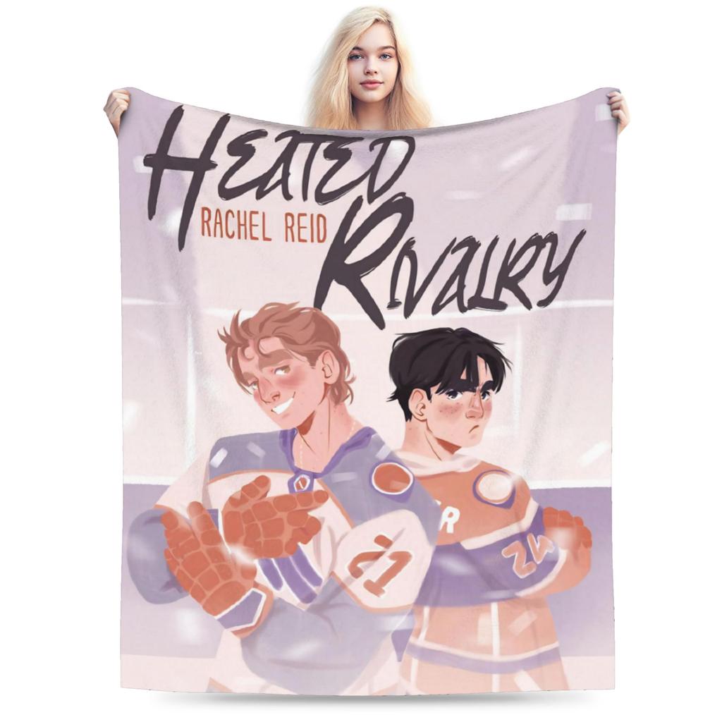 Вязаные одеяла Heated Rivalry Флис Канадский Спорт Романтика Сверхмягкие пледы для спальни дивана покрывало