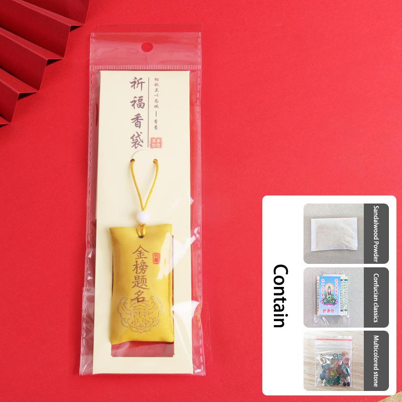 Духовная соль с мешочком буддийский духовный мешок соли ожерелье благословение счастливый мешок амулет благословение мешочки кулон