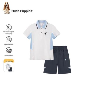 Комплект из быстросохнущей футболки-поло и шорт для мальчиков Hush Puppies