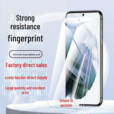 Закаленное стекло для Samsung S24, Покрытие на весь экран для S23, Пленка с защитой от подглядывания для S22 Plus, Быстрая разблокировка S21, Защитная пленка для S22.