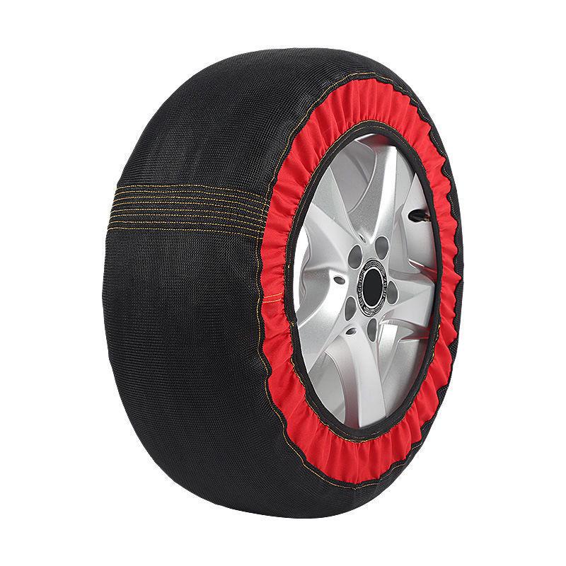 SUV & Sedan Anti-Skid Polyester Tire Chains: Wear-Resistant, Hub-Safe for Winter & Off-Road Use