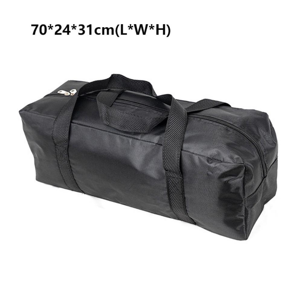 Large Oxford Cloth Storage Tool Black Canvas Canopy Pole Bag New Storage Bag Outdoor Supplies