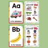 A-Z Cards English Alphabet Cards 26 Letters Montessori Learning Cards  Home Learning