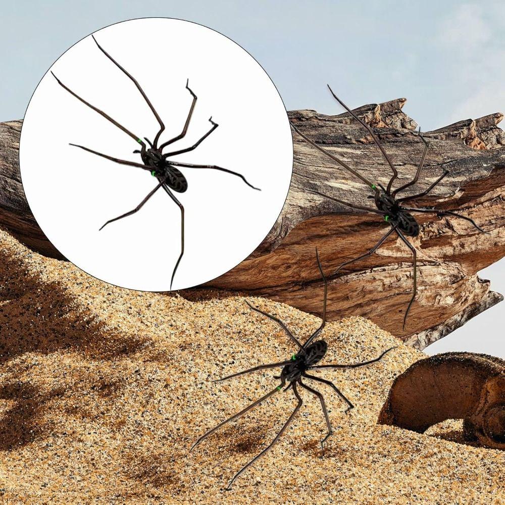 Funny Fridge Magnets Spider Refrigerator Sticker Strong Adhesive Flexible Legs 3D Spider Fridge Magnet Durable Removable