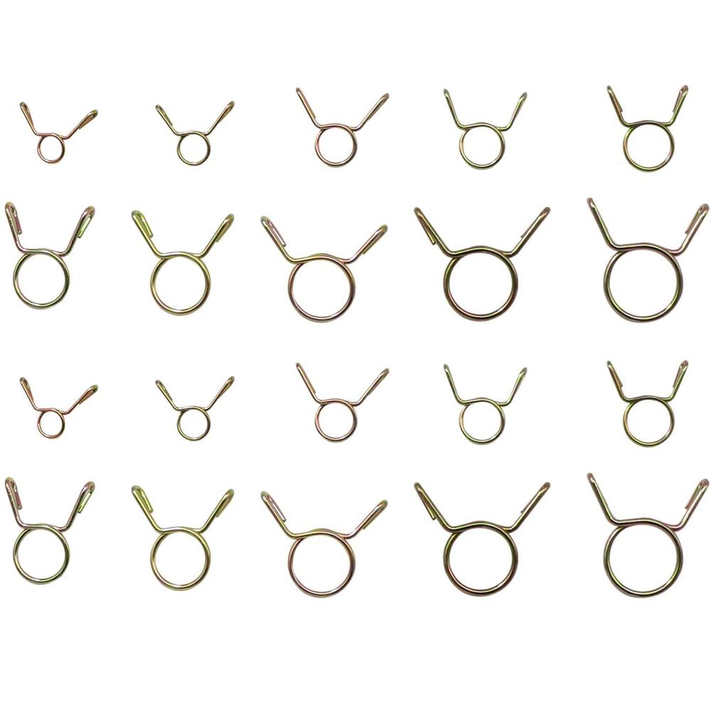 M5-M14 for Motorcycle Air Tubing Water Pipe Tubing Spring Clamps Hose Clamp Fuel Line Hose Clips