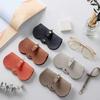 New PU Leather Sunglasses Bag Eyewear Case Container Storage Box Portable Hanging Glasses Bag Anti-Compression Sunglasses Holder