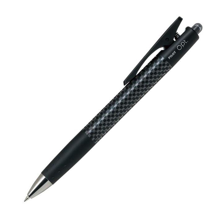 Шариковая ручка Pilot Oil Ballpoint Pen Opto 0.7 Carbon / Черные чернила Упаковка 10 шт. BOP200F10CB 0,7 мм