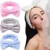 1 Piece 8 Colors Headband Women Makeup Face Washing Hairband Solid Color Bow Hair Accessories