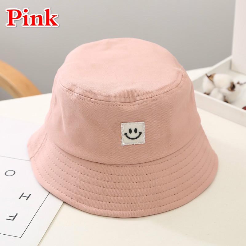 Unisex Foldable Smile Bucket Hat Outdoor Sunscreen Cap Fisherman Hats