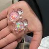 New night light transparent accessories glitter turtle cute DIY cream gel accessories desktop ornament small turtle