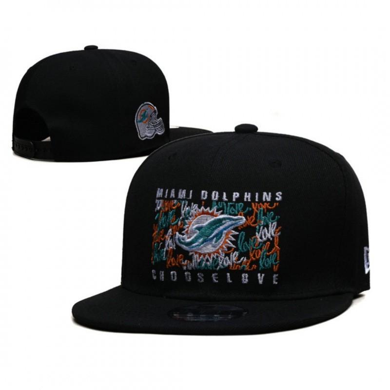 NFL Adjustable Snapback Hat Flat Brim Baseball Cap Letter Print Street Style