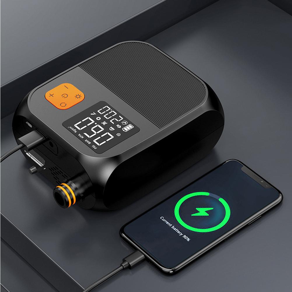 Аксессуары для SUP-лодок Высокое давление 20PSI Портативный воздушный компрессор Насос для SUP-доски для гребли стоя Электрический воздушный насос для каяка, кайта, крыльев