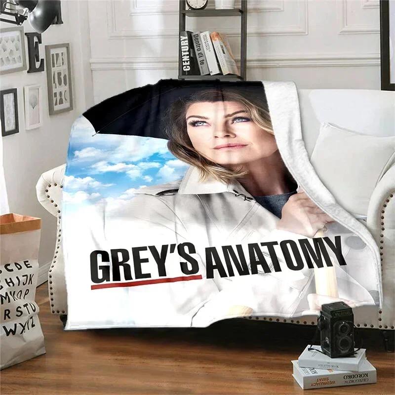 ТВ Фигурки G-Grey's Anatomy Плед Мягкий Фланелевый Тонкие Одеяла для Кровати Дивана Покрывало пикник охлаждающий подарок Домашний Декор