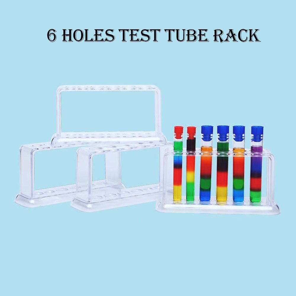 Plastic Test Tube Rack Clear Test Tube Stand Durable Burette Support