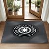 Red Hot Chili Peppers Design Crystal Velvet Rug Soft Decorative Mat for Bedroom Entrance