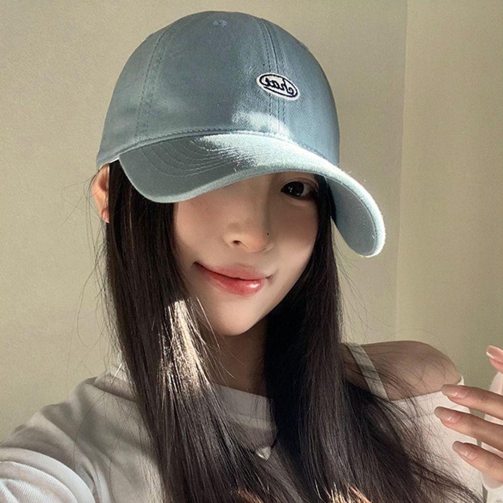 Корейская бейсболка с буквой Snapback Простая кепка с козырьком для подростков