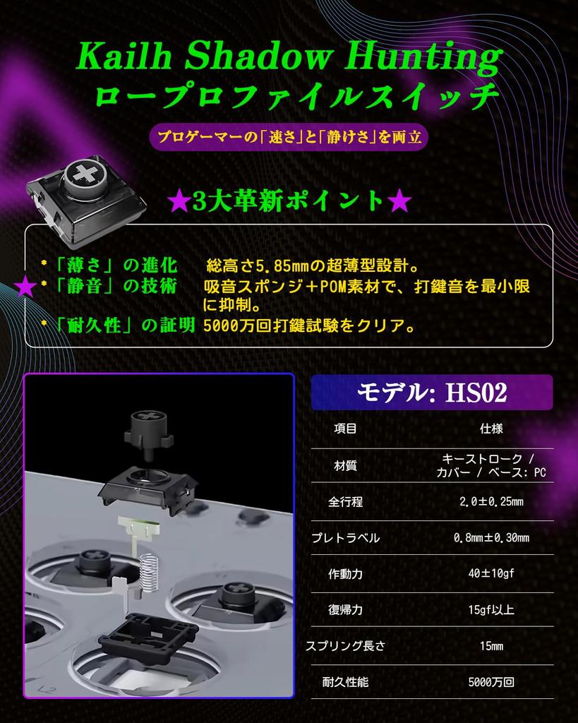 Haute42 Leverless Arcade Controller V16 Black Leverless Arcade Controller Большие кнопки x Kailh Shadow Hunting Switch Толщина Широкая верхняя пластина может быть