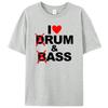 Забавные футболки Drum & Bass / Rum & B-Ass Lovers Drummer Leisure для мужчин, женская хлопковая футболка с коротким рукавом, повседневные винтажные топы