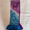 Used Pure silk coming-of-age ceremony kimono with glitter colored obiage